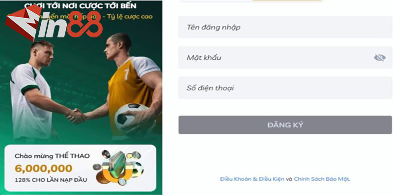 Điền đầy đủ thông tin cần vào ô đăng nhập